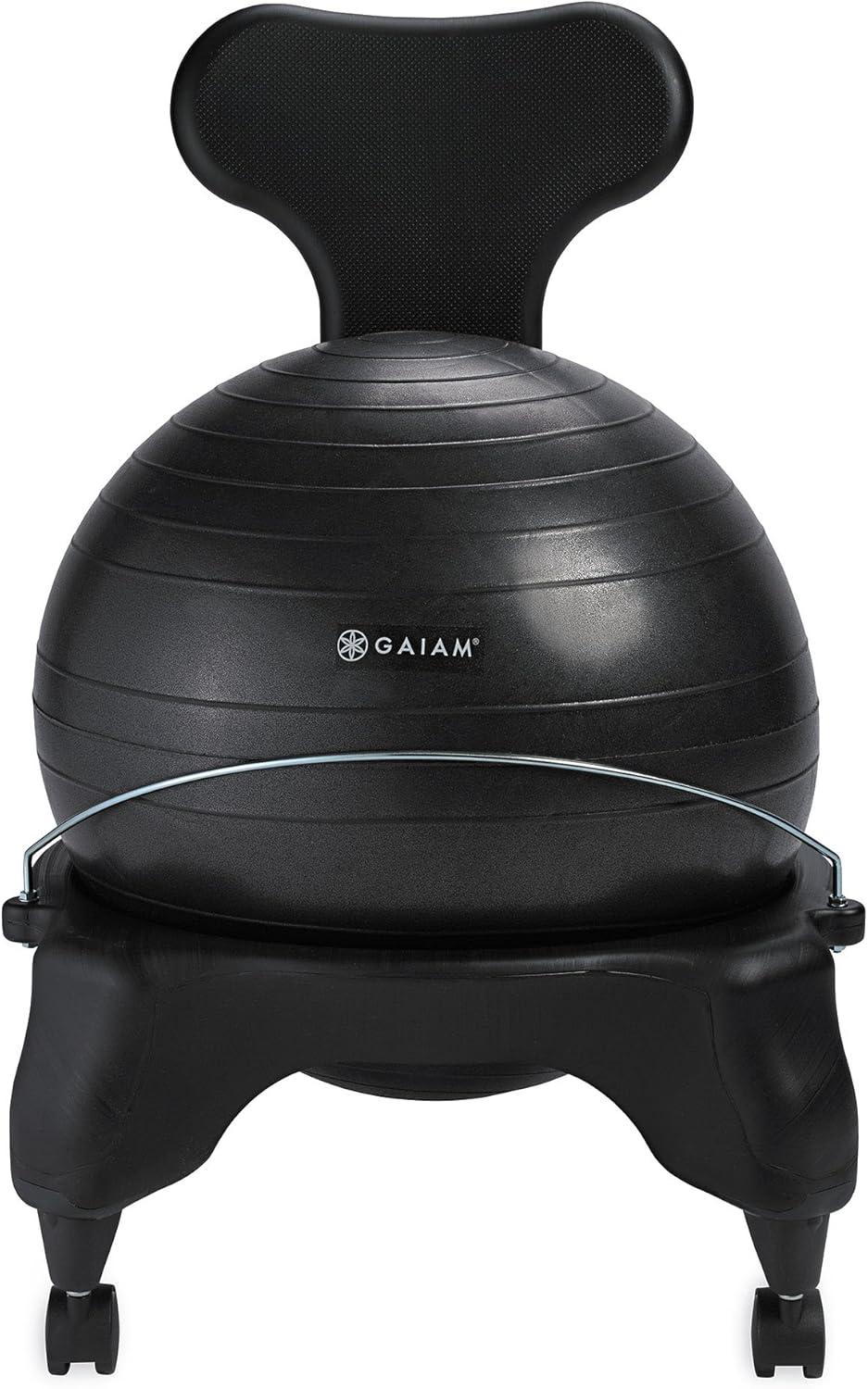imageGaiam Classic Balance Ball Chair Leg Extenders Only Compatible with Classic Chair ampamp Classic Backless Chair