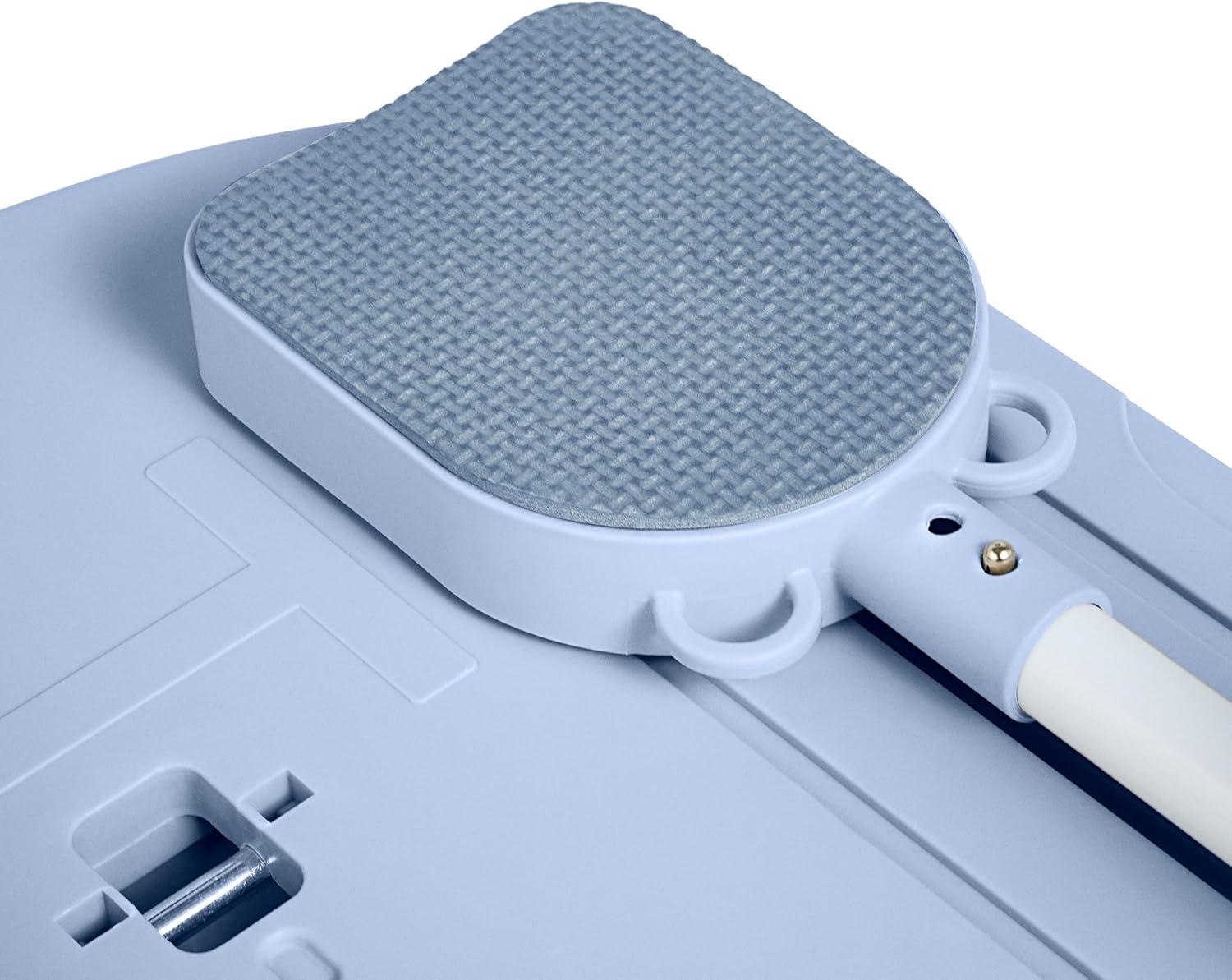 imageGaiam Compact Pilates Reformer Machine Dusty Blue at Home Pilates Kit with Resistance Bands Handles Knee Pad and Workout Guide for Strength Flexibility and Core Training Easy Setup