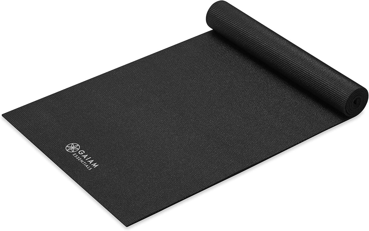 imageGaiam Essentials Premium Yoga Mat with Carrier SlingBlack