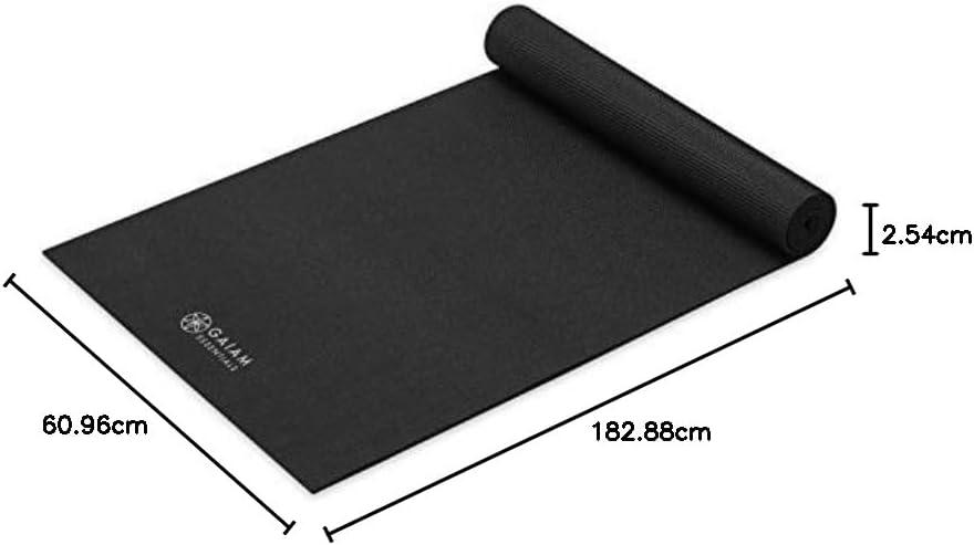 imageGaiam Essentials Premium Yoga Mat with Carrier SlingBlack