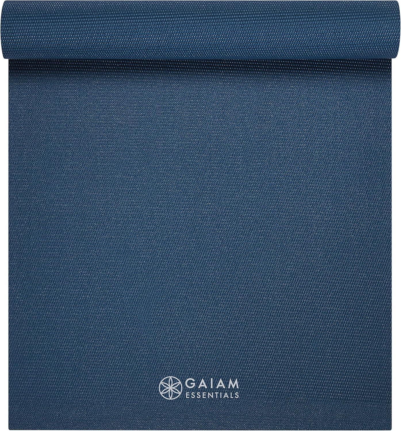 imageGaiam Essentials Premium Yoga Mat with Carrier SlingNavy