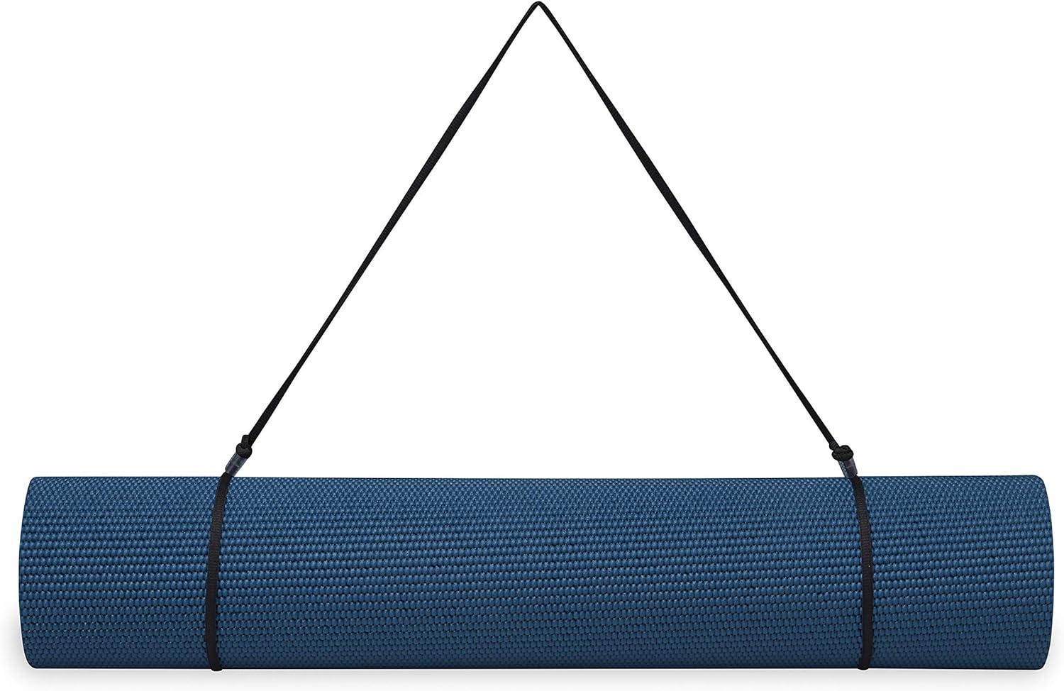 imageGaiam Essentials Premium Yoga Mat with Carrier SlingNavy