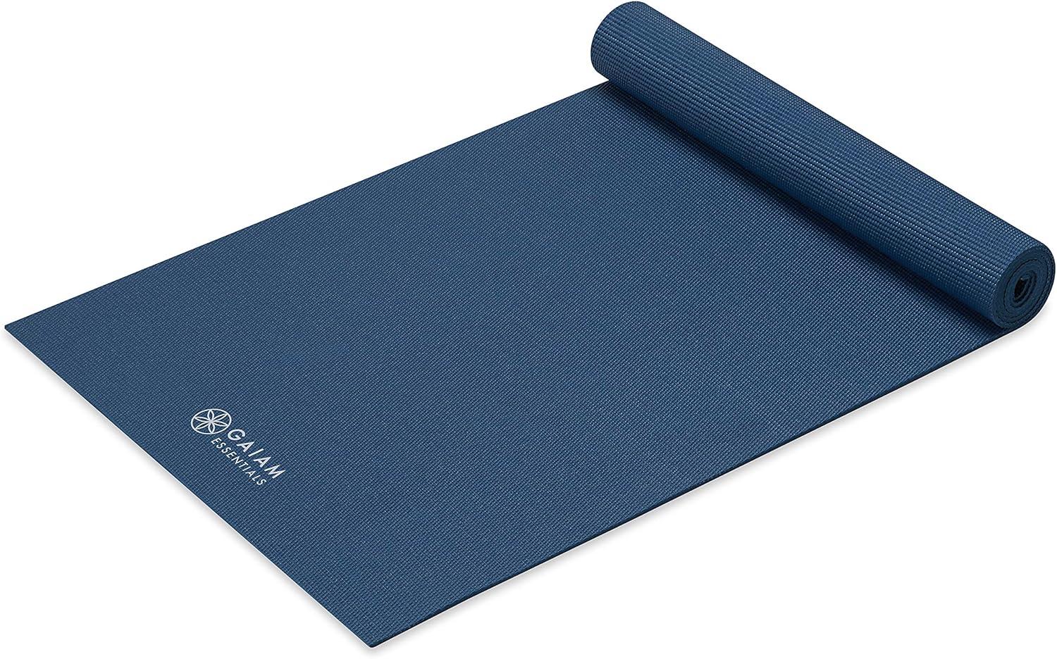 imageGaiam Essentials Premium Yoga Mat with Carrier SlingNavy