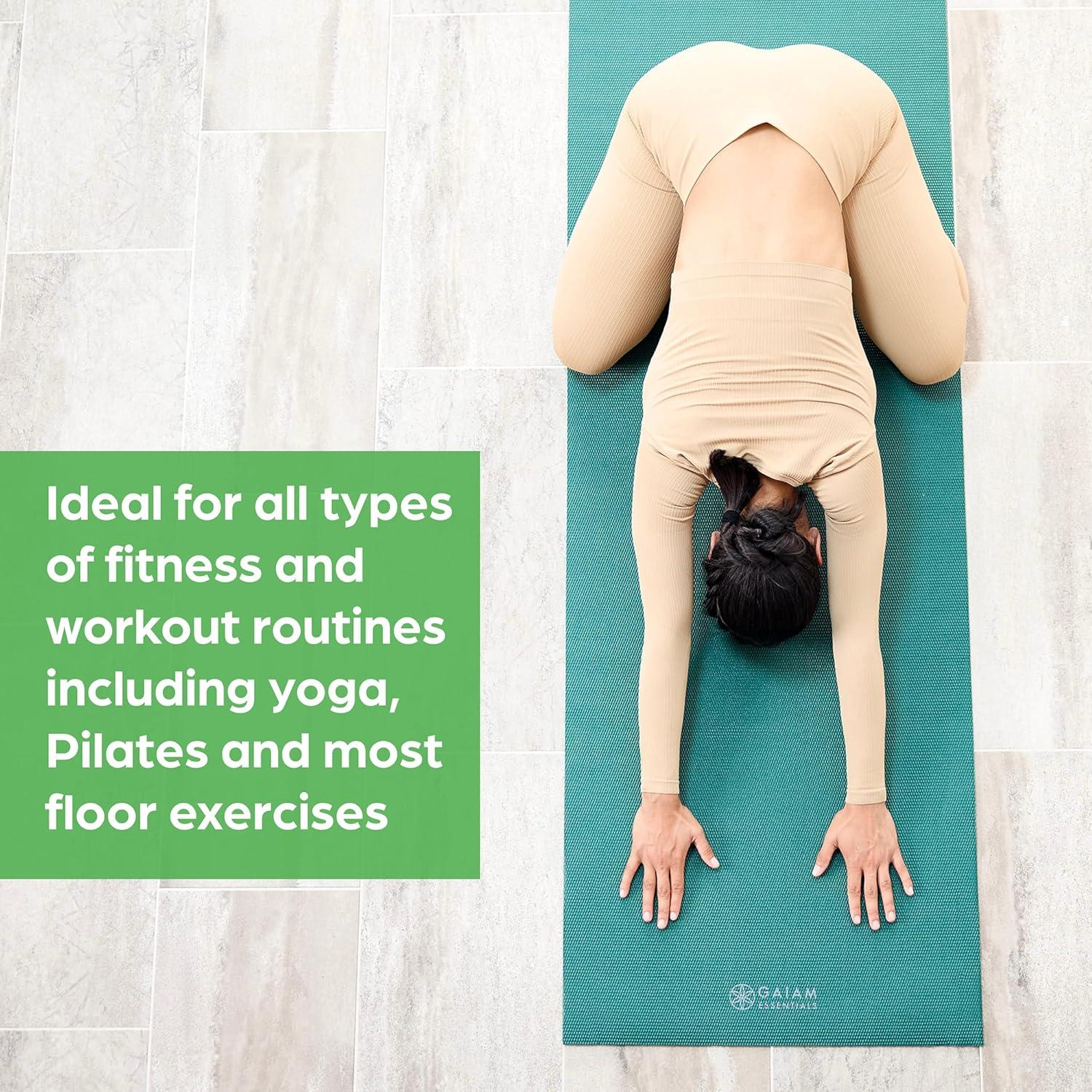 imageGaiam Essentials Premium Yoga Mat with Carrier SlingOrange