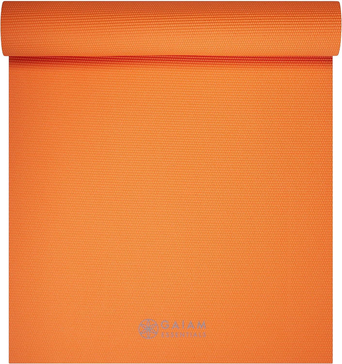 imageGaiam Essentials Premium Yoga Mat with Carrier SlingOrange