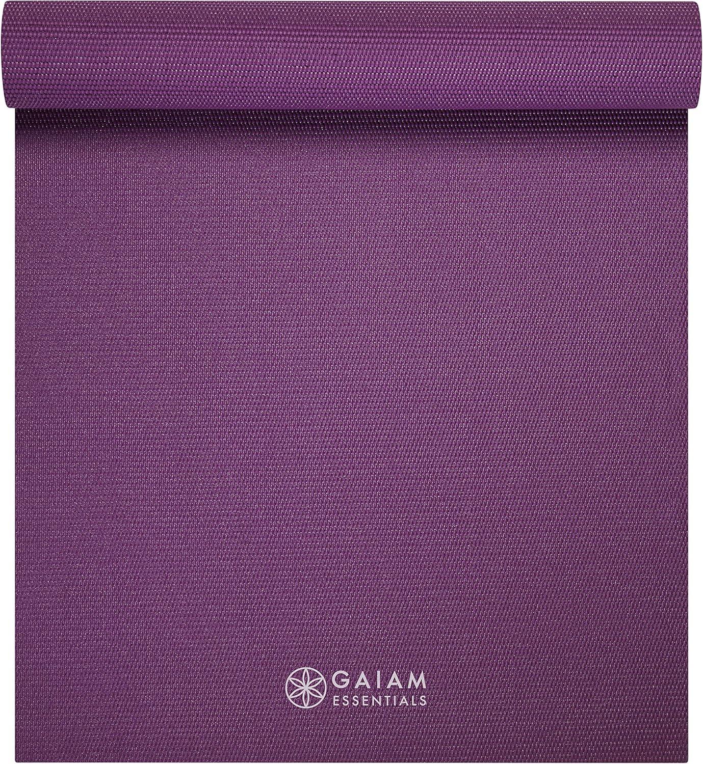 imageGaiam Essentials Premium Yoga Mat with Carrier SlingPurple