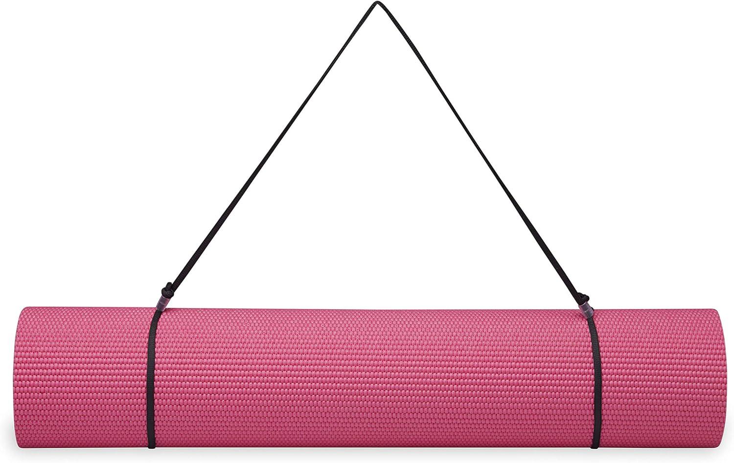 imageGaiam Essentials Premium Yoga Mat with Yoga Mat Carrier Sling 72quotL x 24quotW x 14 Inch Thick
