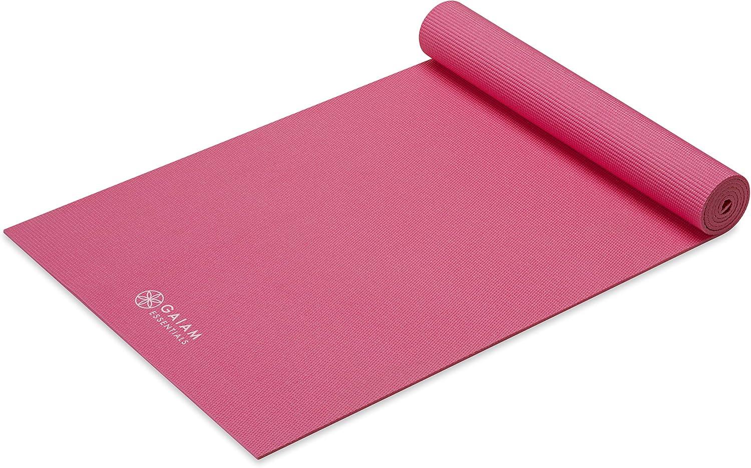 imageGaiam Essentials Premium Yoga Mat with Yoga Mat Carrier Sling 72quotL x 24quotW x 14 Inch Thick