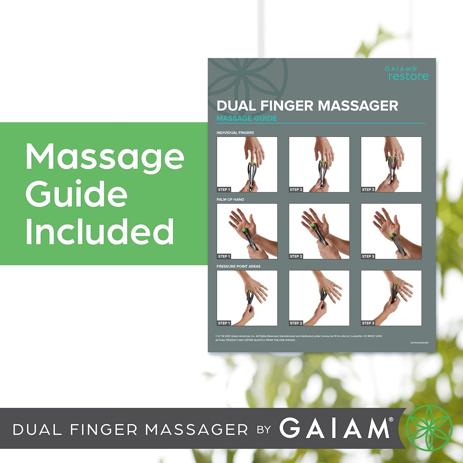 imageGaiam Finger Massager DualSided Hand1 EA