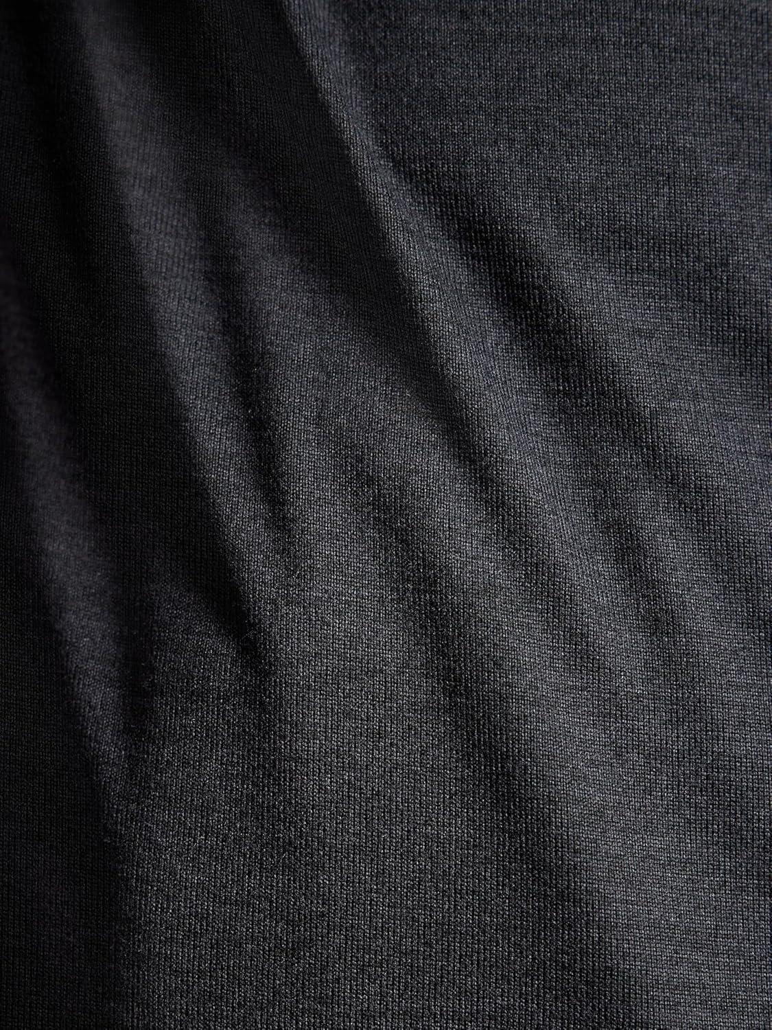 imageGaiam Mens Everyday Basic Cowl Neck Hoodie Standard Fit Stretch Midweight MaterialBlack Heather