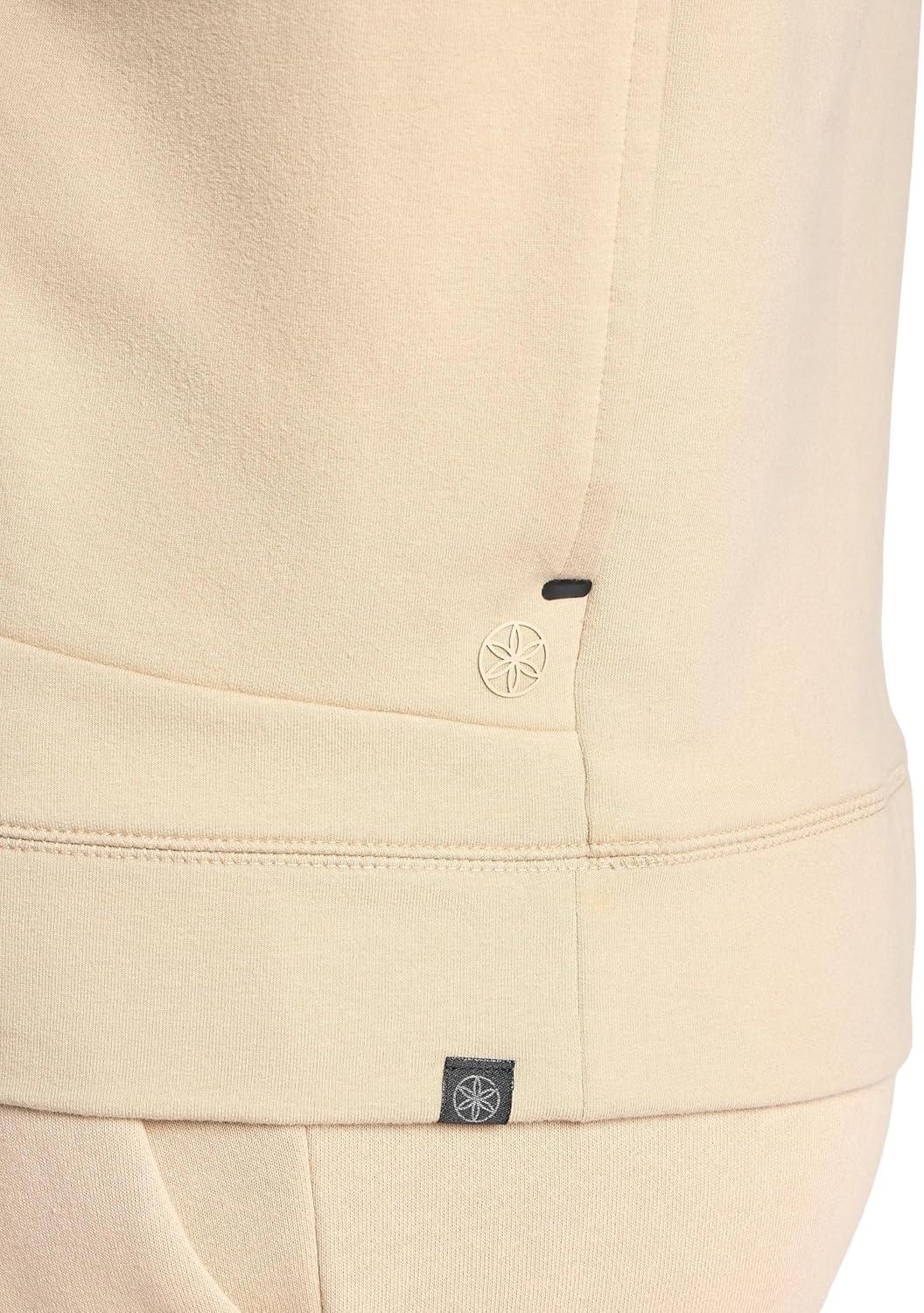 imageGaiam Mens Lotus Oblong Hoodie Relaxed Fit Stretch Heavyweight Terry MaterialHumus