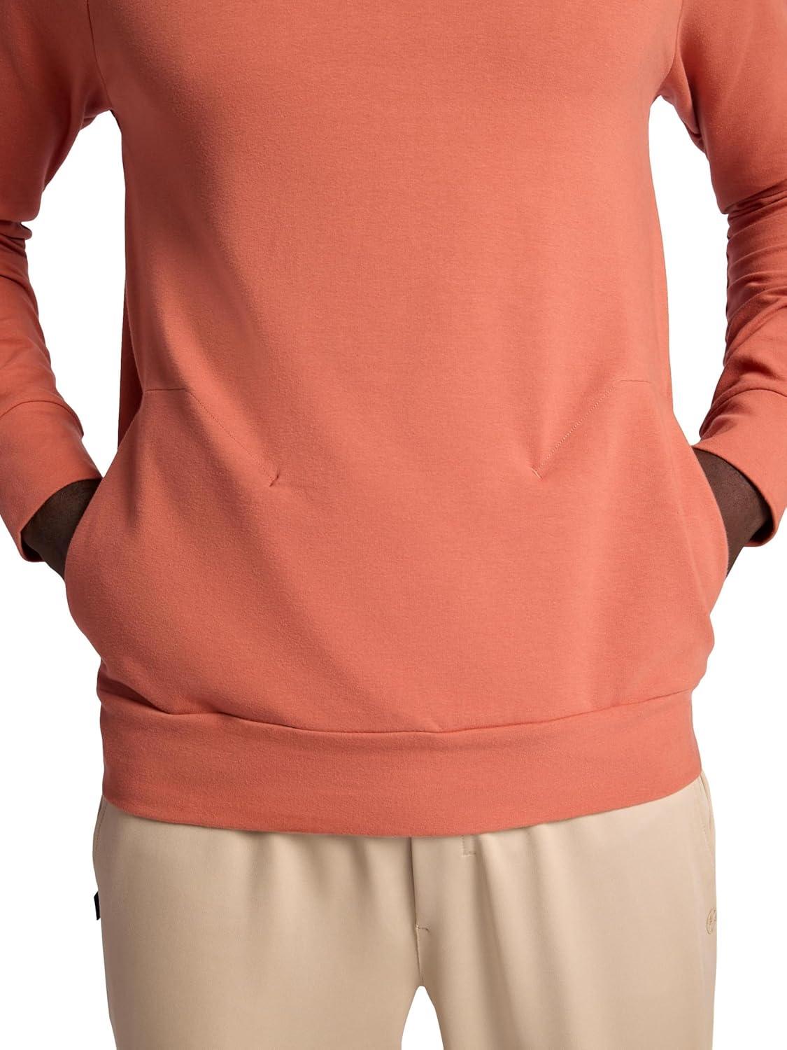 imageGaiam Mens Namaste Cowl Neck Hoodie Standard Fit Stretch Midweight Terry MaterialBruschetta