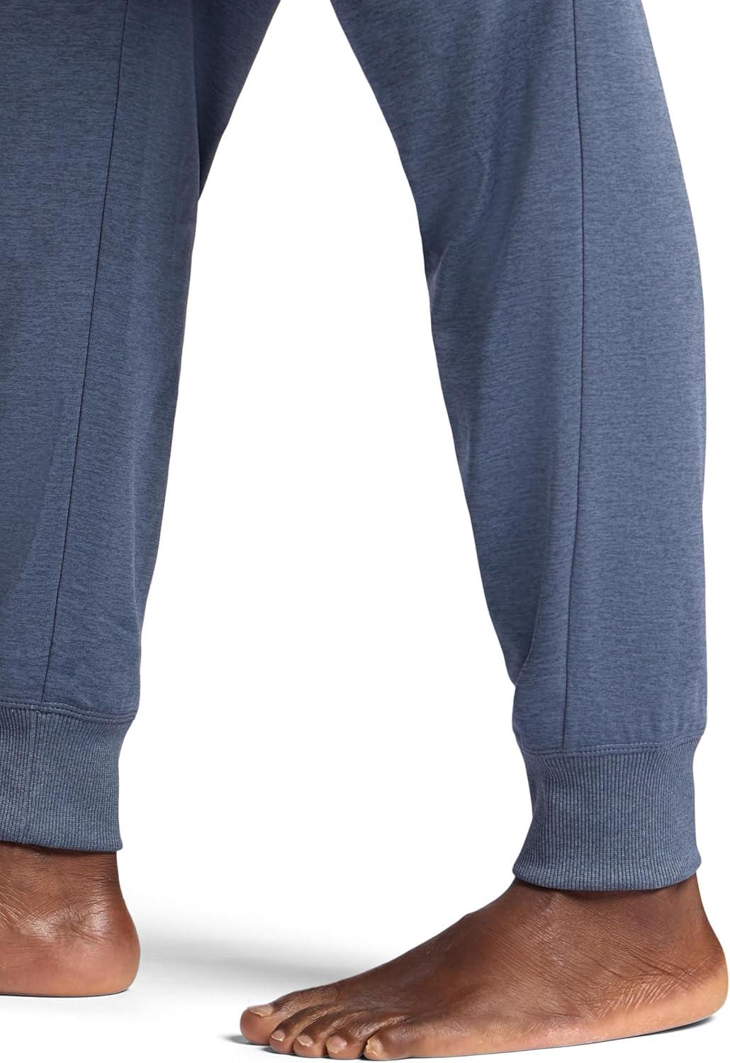 imageGaiam Mens Serenity Flow Jogger Standard Fit 30 Inseam Stretch Midweight MaterialCool Grey Heather