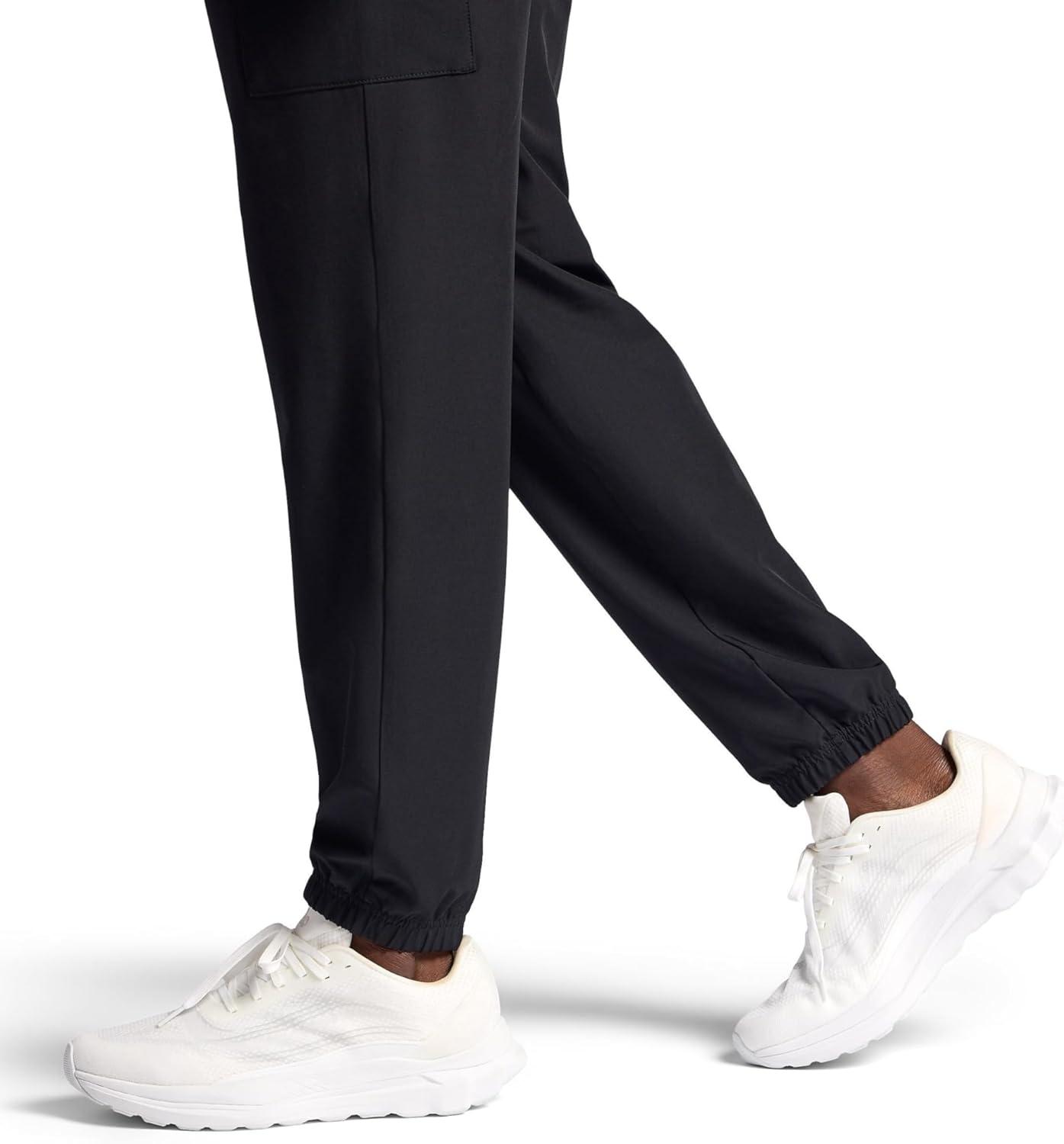 imageGaiam Mens Voyager Cargo Pant Standard Fit 31 Inseam Stretch Lightweight Material MoistureWickingBlack