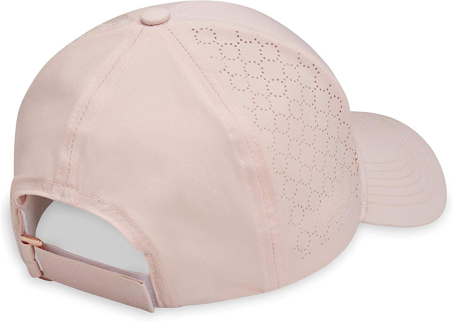 imageGaiam Womens HatBreathable Ball Cap PreShaped Bill Adjustable Size for RunningBlush