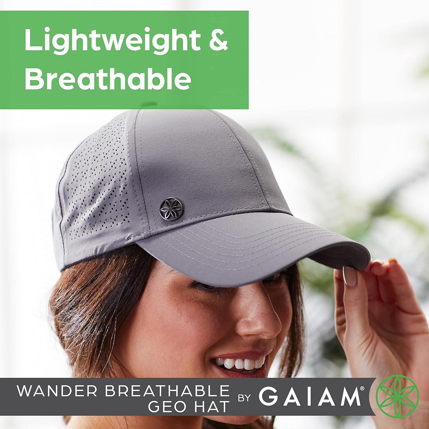 imageGaiam Womens Wander Breathable Geo HatBlack