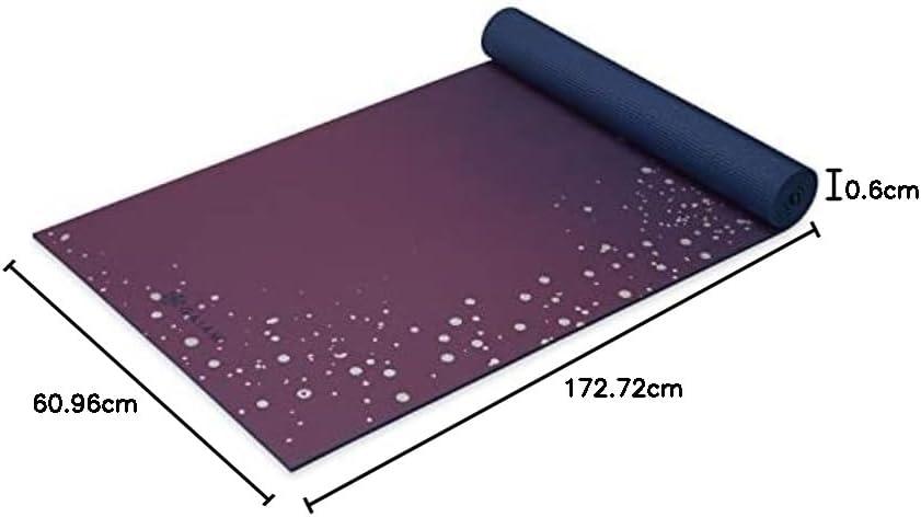 imageGaiam Yoga Mat  Premium 6mm Print Extra Thick Non Slip Exercise ampamp Fitness Mat for All Types of Yoga Pilates ampamp Floor Workouts 68quotL x 24quotW x 6mm ThickSublime Sky