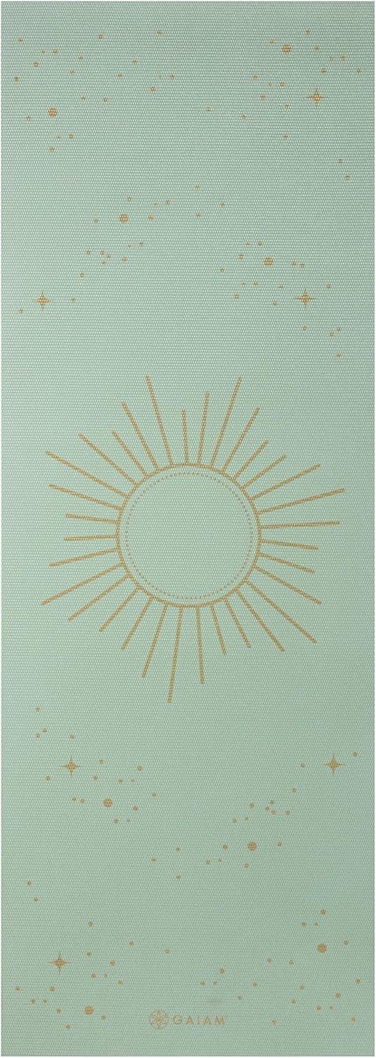 imageGaiam Yoga Mat Premium 6mm Print Extra Thick Non Slip Exercise ampamp Fitness Mat for All Types of Yoga Pilates ampamp Floor Workouts 68quotL x 24quotW x 6mm ThickSupernova SKY