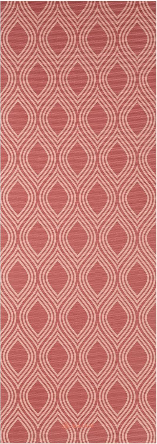 imageGaiam Yoga Mat  Premium 6mm Print Reversible Extra Thick Non Slip Exercise ampamp Fitness Mat for All Types of Yoga Pilates ampamp Floor Workouts 68quot x 24quot x 6mm ThickChanging Petals