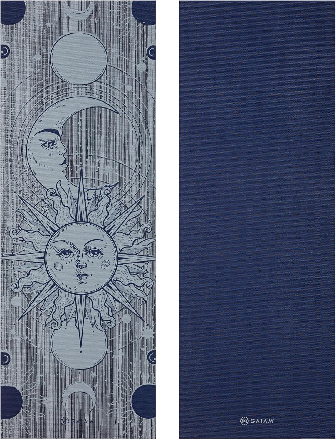 imageGaiam Yoga Mat Premium 6mm Print Reversible Extra Thick Non Slip Exercise ampamp Fitness Mat for All Types of Yoga Pilates ampamp Floor Workouts 68quot x 24quot x 6mm ThickEthereal Beauty