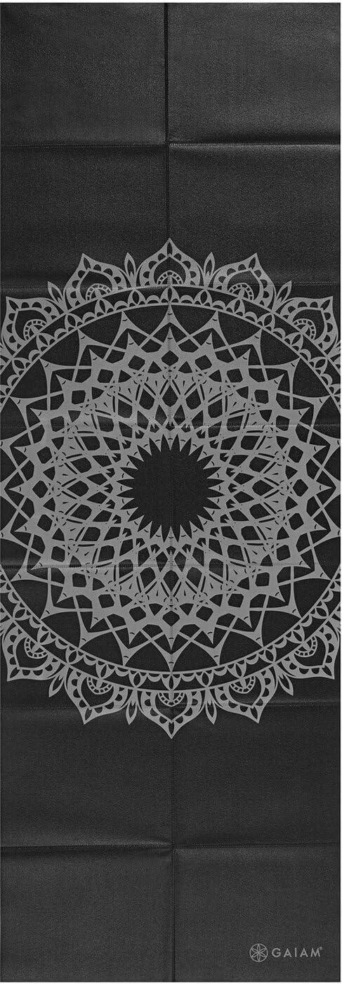 imageGaiam Yoga Mat Folding Travel Fitness ampamp Exercise Mat  Foldable Yoga Mat for All Types of Yoga Pilates ampamp Floor Workouts Midnight Marrakesh 2mm