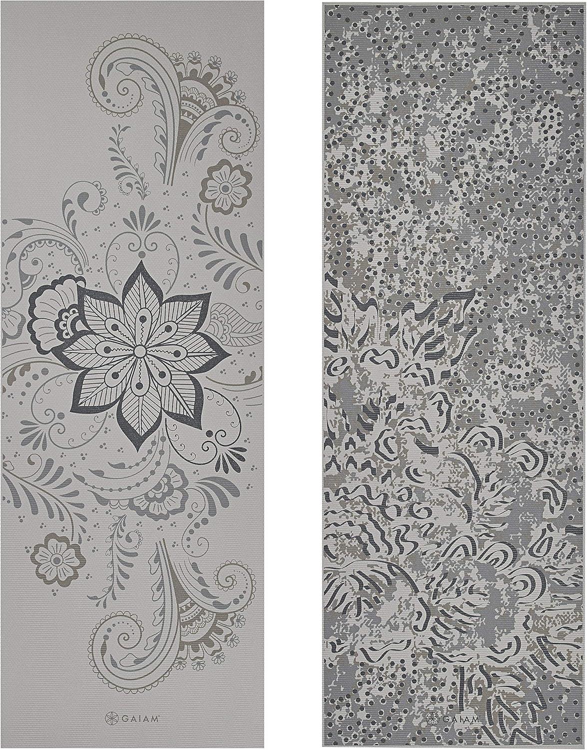 imageGaiam Yoga Mat Premium Print Reversible Extra Thick Non Slip Exercise ampamp Fitness Mat for All Types of Yoga Pilates ampamp Floor Workouts Celestial Dove 6mm