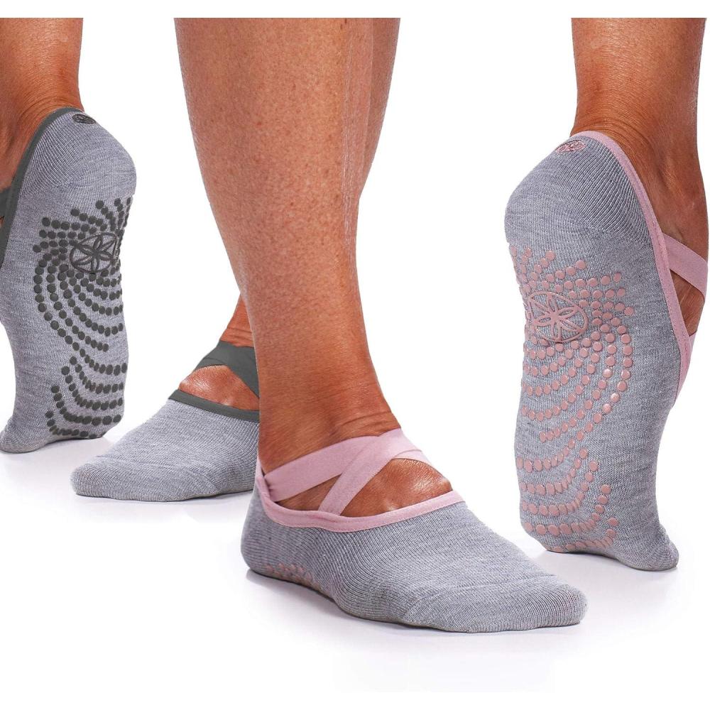 imageGaiam Grippy Studio Yoga Socks for Extra Grip in Standard or Hot YogaFolkstone