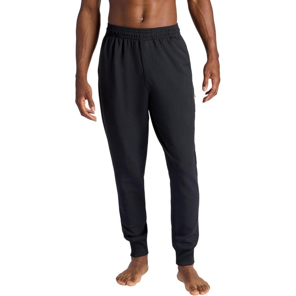 imageGaiam Mens Mantra Jogger Standard Fit 30 Inseam Stretch Midweight MaterialBlack
