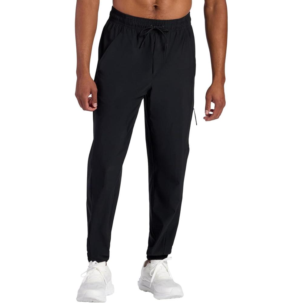 imageGaiam Mens Mountain 20 Ob Pant Slim Fit 30 Inseam Stretch Lightweight Material MoistureWickingBlack