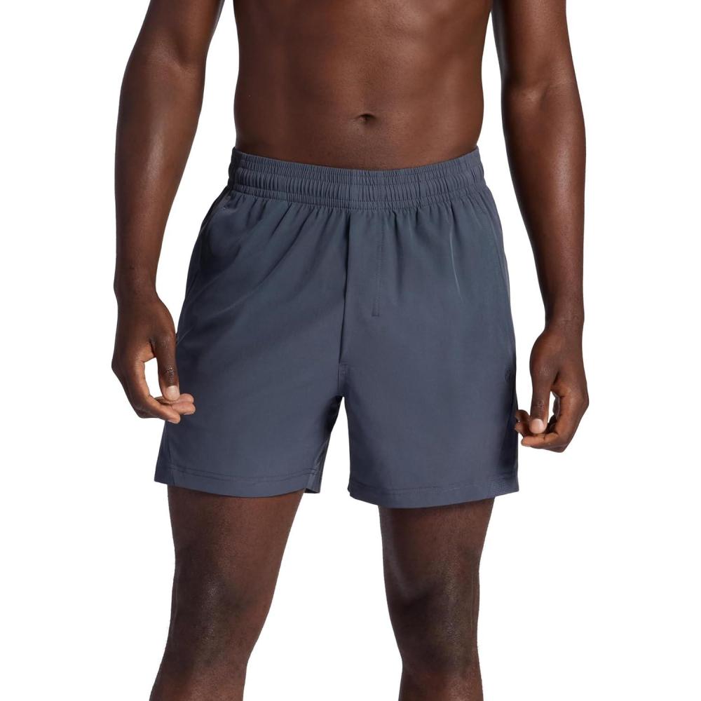 imageGaiam Mens Veda 5 Short with Brief Standard Fit Stretch Lightweight MaterialCool Grey