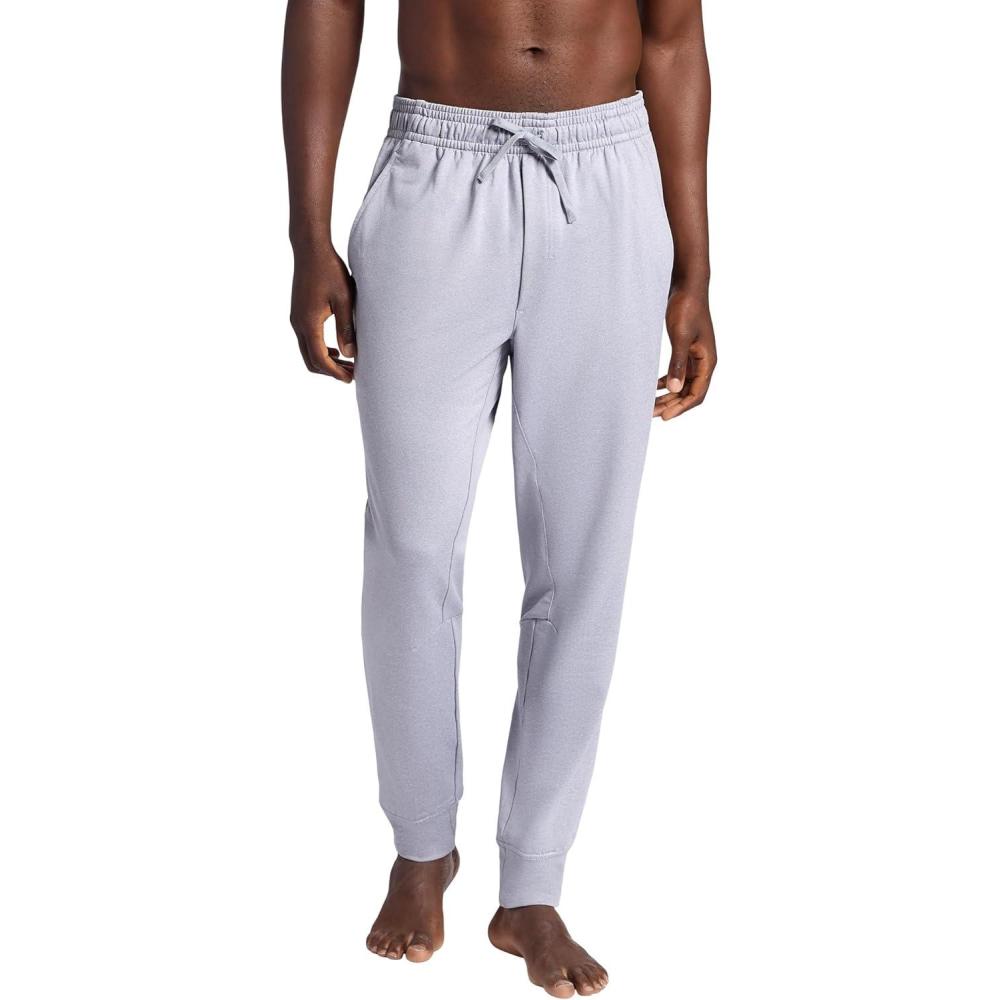 imageGaiam Mens Zen Flex Jogger Standard Fit 30 Inseam Stretch Midweight MaterialSleet Heather