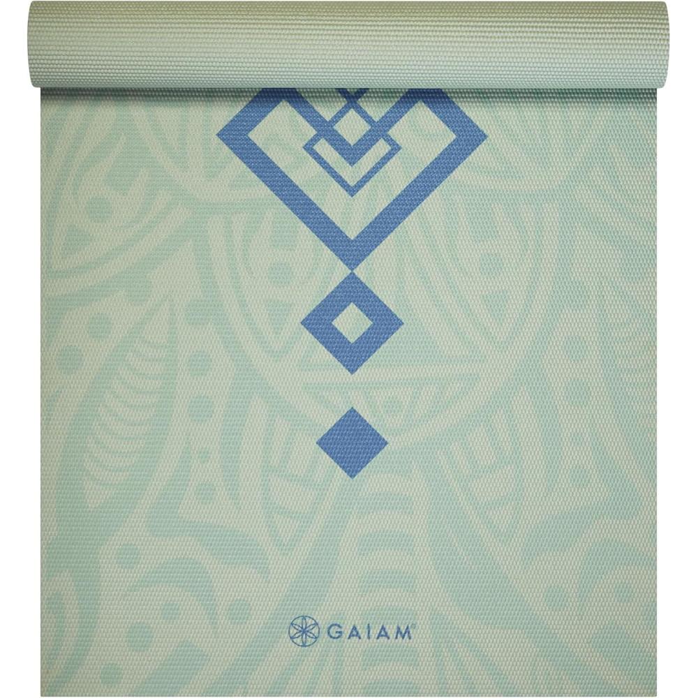 imageGaiam Print Yoga Mat Non Slip Exercise ampamp Fitness Mat for All Types of Yoga Pilates ampamp Floor ExercisesFijian Dream