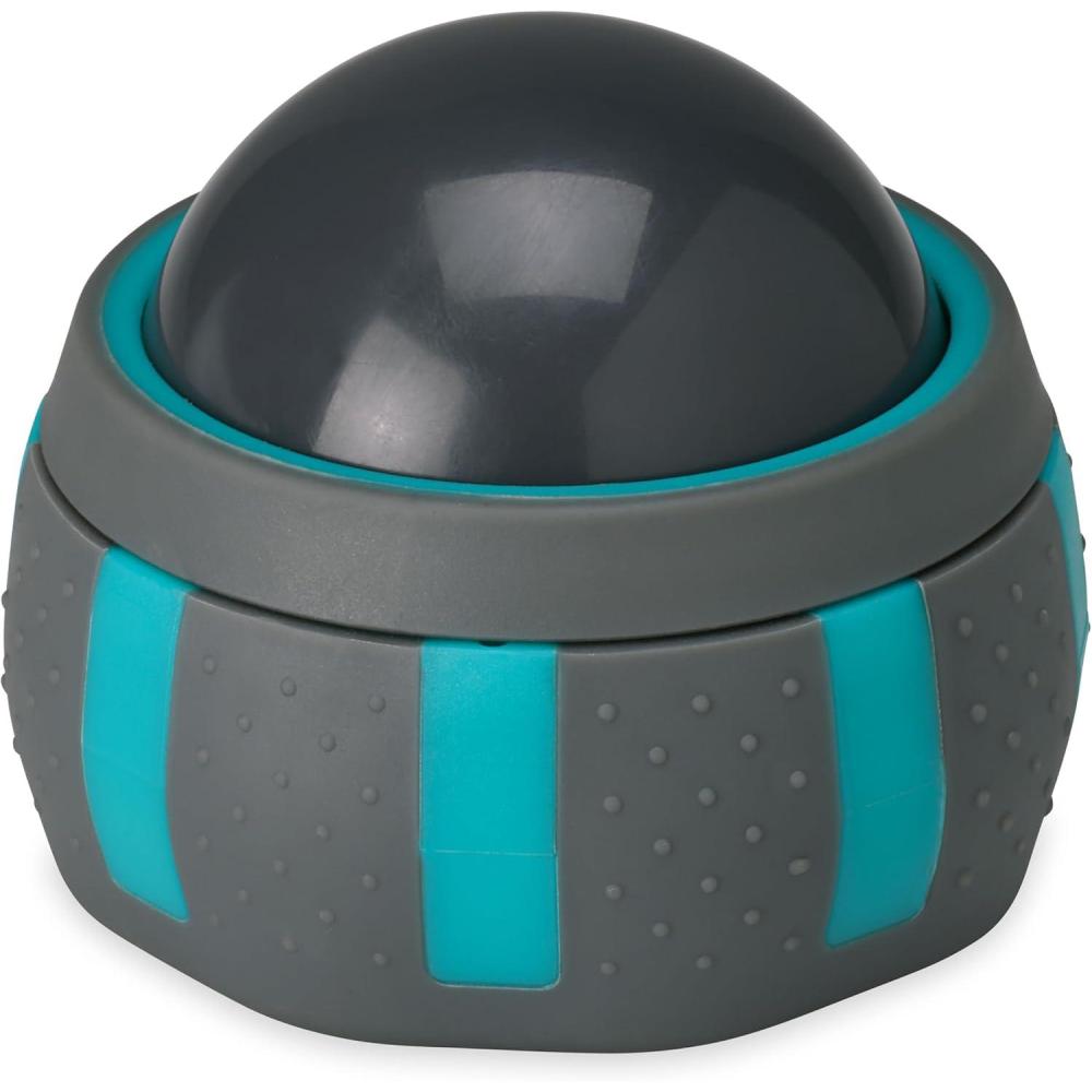 imageGaiam Restore Rolling Massager SureGrip Ergonomic 360 EasyGlide Muscle Roller for Full Body Relief TravelFriendly Design Massage Tool to Help with Sore Muscles and PostWorkout Recovery