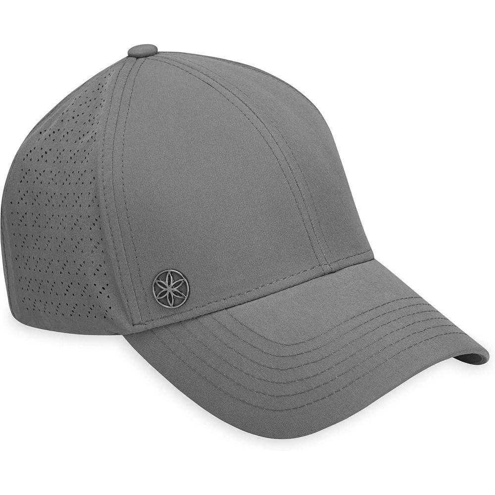 imageGaiam Womens HatBreathable Ball Cap PreShaped Bill Adjustable Size for RunningDusk