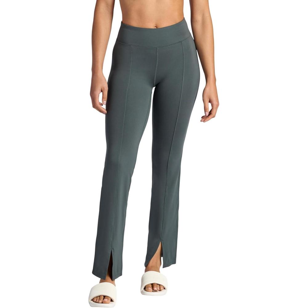 imageGaiam Womens Yoga Pant Slim Fit Stretch Midweight Material MoistureWickingUrban Chic