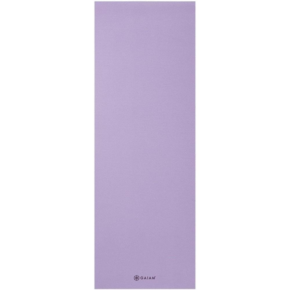 imageGaiam Yoga Mat Premium 5mm Solid Thick Non Slip Exercise ampamp Fitness Mat for All Types of Yoga Pilates ampamp Floor Workouts 68quot x 24quot x 5mmNew Lilac