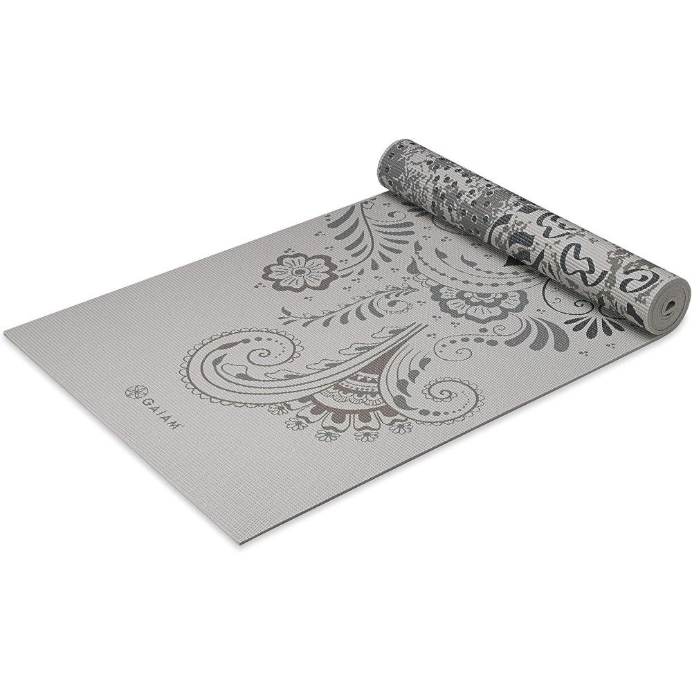 imageGaiam Yoga Mat Premium Print Reversible Extra Thick Non Slip Exercise ampamp Fitness Mat for All Types of Yoga Pilates ampamp Floor Workouts Celestial Dove 6mm