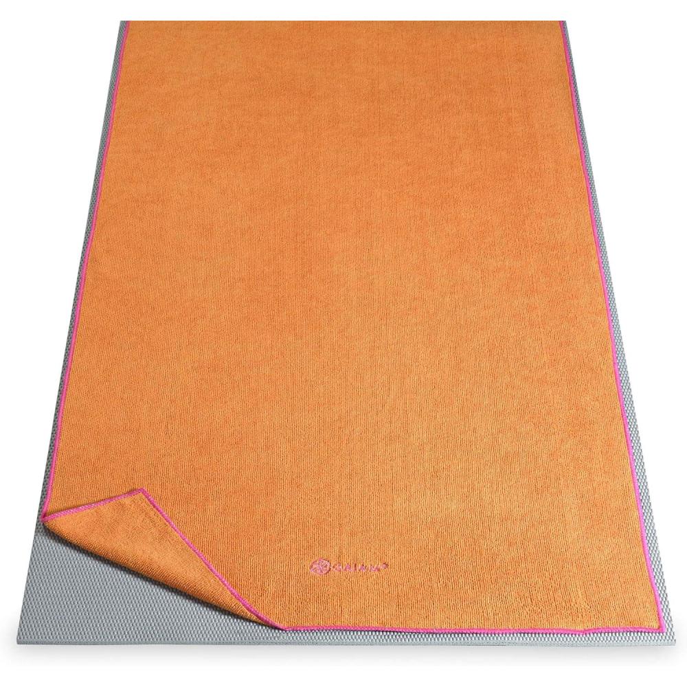 imageGaiam Yoga Mat Towel TangerinePosy