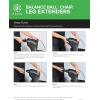 Gaiam Classic Balance Ball Chair Leg Extenders (Only Compatible with Classic Chair & Classic Backless Chair)