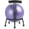 Gaiam Custom-Fit Balance Ball Chair – Exercise Stability Ball Adjustable Desk Chair for Home or Office with 55cm Yoga Ball, Air Pump, Exercise Guide and Satisfaction Guarantee