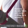 Gaiam Easy-Cinch Yoga Mat Sling – Durable Carrying Strap for Yoga Mat with Metal D-Rings for Secure Fit (No Mat Included)(Turquoise Sea Or Granite Storm)