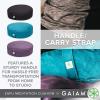 Gaiam Ergonomic Buckwheat(Purple | Zafu)