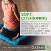 Gaiam Ergonomic Buckwheat(Purple | Zafu)
