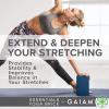 Gaiam Essentials Yoga Mat Set for Beginners | Kit Includes Premium Yoga Mat (72”Long x 24”W x 6mm Thick) with Yoga Mat Carrier Sling, Yoga Block 2 Pack, 6ft Yoga Strap, Hot Yoga Towel