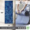 Gaiam Gaiam Yoga Mat Premium Print(Coastal Blue)