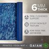 Gaiam Gaiam Yoga Mat Premium Print(Coastal Blue)
