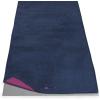 Gaiam Grippy Non Slip Yoga Mat Towel – Fast Drying Towel – Ideal For Hot Yoga – Microfiber And Machine Washable – Grip Backing(Blue/Fuchsia)