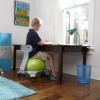 Gaiam Kids Balance Ball Chair – Classic Children’s Stability Ball Chair, Alternative School Classroom Flexible Desk Seating for Active Students with Satisfaction Guarantee, Green