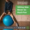 Gaiam Kids Balance Ball Chair – Classic Children’s Stability Ball Chair, Alternative School Classroom Flexible Desk Seating for Active Students with Satisfaction Guarantee, Blue/Green(Blue/Green)