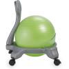 Gaiam Kids Balance Ball Chair – Classic Children’s Stability Ball Chair, Alternative School Classroom Flexible Desk Seating for Active Students with Satisfaction Guarantee, Green
